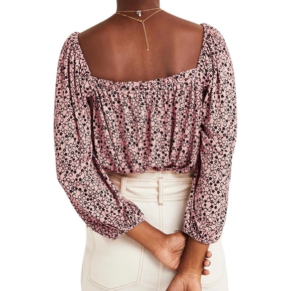 Square Neck Swing Jersey Top - Picture 3 of 9